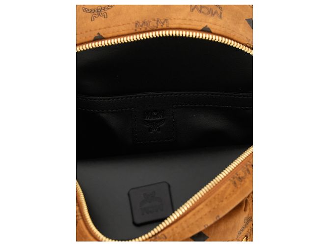 MCM Zaino in polietilene marrone - vista 4