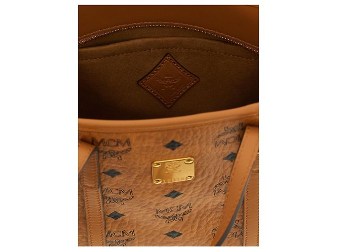 MCM Braune Polyethylen-Tote-Bag - Ansicht 4