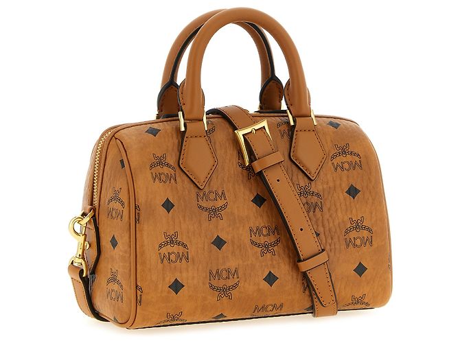 MCM Borsa in polietilene marrone - vista 2