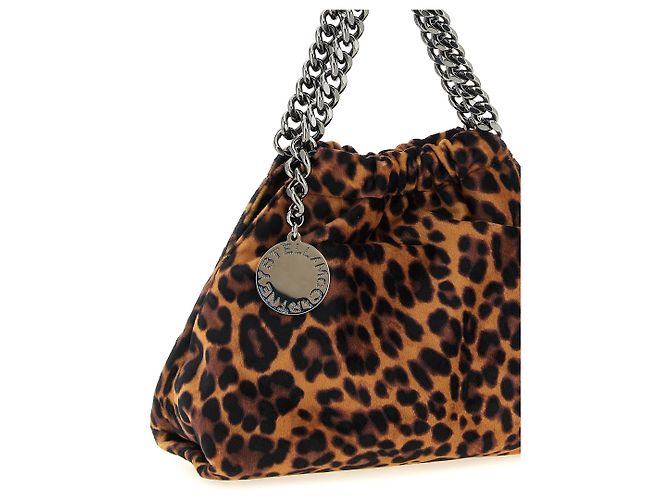 Stella Mc Cartney Borsa in poliestere marrone - vista 3