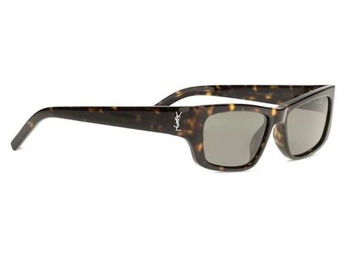 Autre Marque Gafas de sol de acetato marrón - vista 2