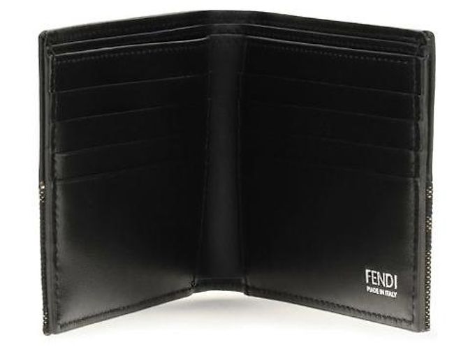 Fendi Brown Calf Leather Bos Taurus Wallet - view 3