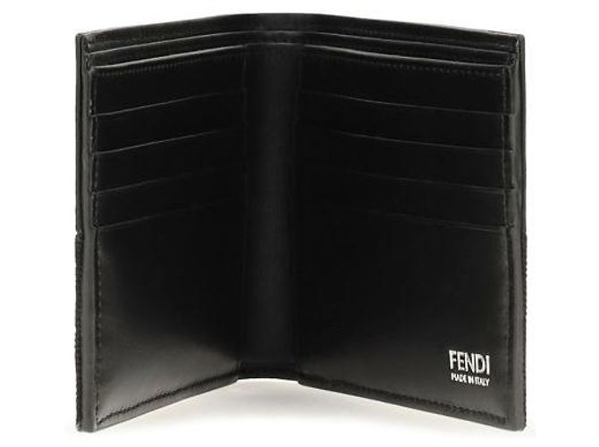 Fendi Black Calf Leather Bos Taurus Wallet - view 3