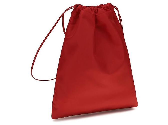 Prada Pochette rossa in poliammide - vista 3