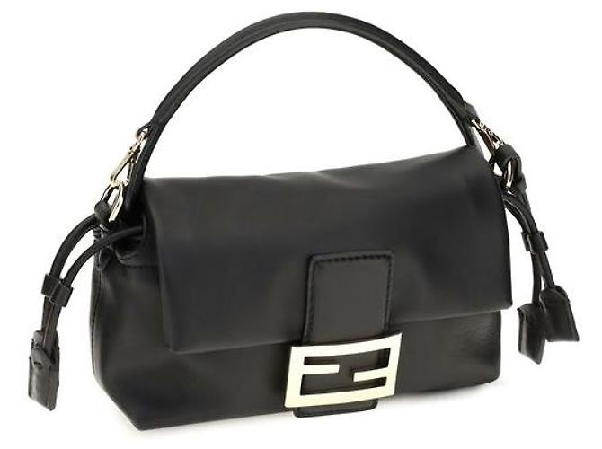 Fendi Borsa Black Lamb Ovis Aries - vista 2