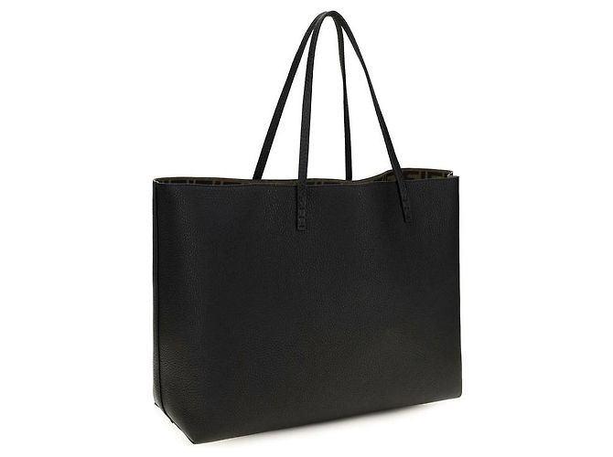 Fendi Borsa a tracolla Bos Taurus in pelle di vitello nera - vista 2