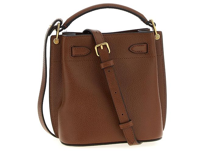 Mulberry Borsa crossbody in vitello marrone - vista 2