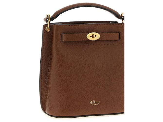Mulberry Borsa crossbody in vitello marrone - vista 3