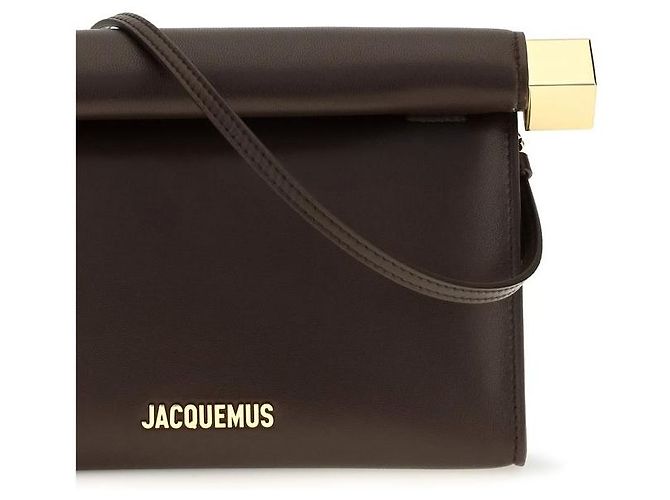 Jacquemus Borsa a tracolla Brown Lamb Ovis Aries - vista 4