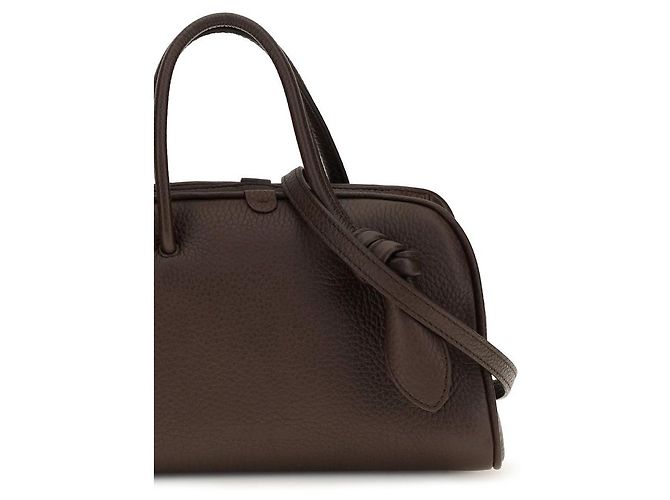 Jacquemus Borsa Bos Taurus in pelle di vitello marrone - vista 4