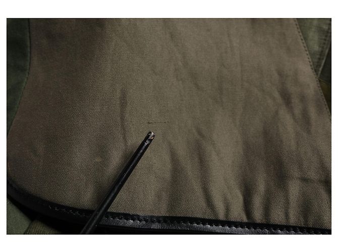 Dolce & Gabbana Sac à dos de voyage patchwork vert militaire - vue 7