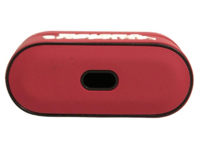 Dolce & Gabbana Custodia Airpods in PVC rosso con placca logo embossed - vista 4