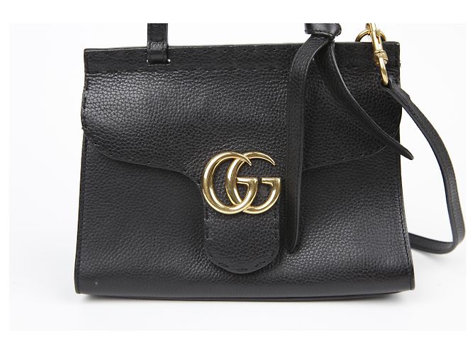 Gucci Mini Borsa Tote con Manico e Tracolla GG Marmont - vista 3