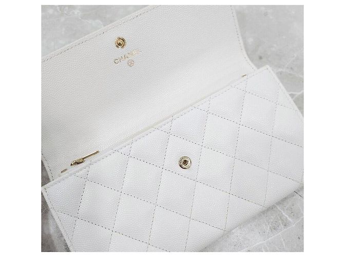 Chanel Cartera larga con solapa de Caviar - vista 5