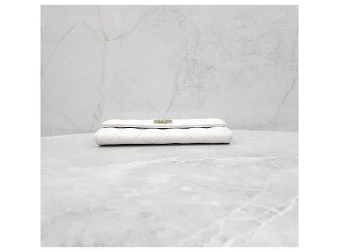 Chanel Cartera larga con solapa de Caviar - vista 6