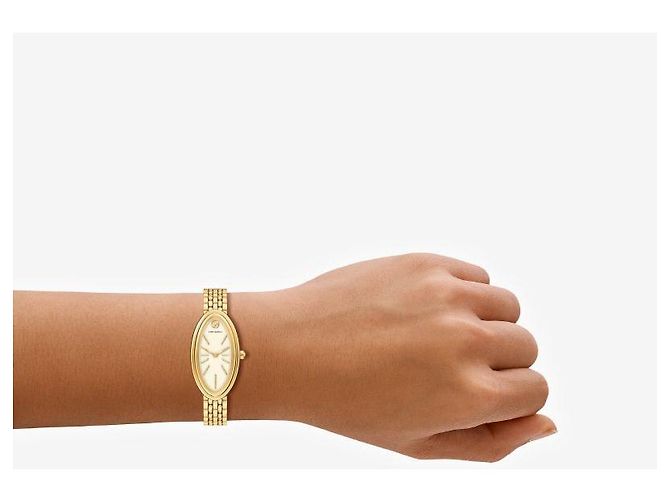 Tory Burch Reloj de metal ovalado para mujer - vista 9