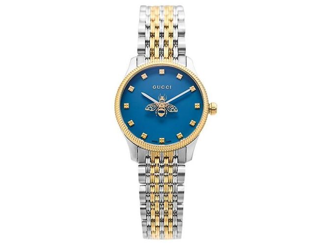 Gucci G-Timeless Moving Bee Combi Damenmetalluhr - Ansicht 2