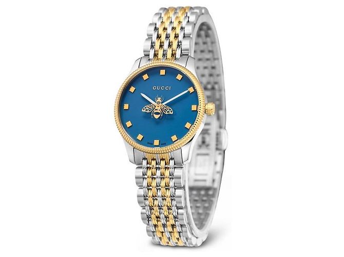 Gucci G-Timeless Moving Bee Combi Damenmetalluhr - Ansicht 4