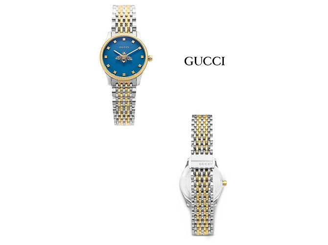 Gucci G-Timeless Moving Bee Combi Damenmetalluhr - Ansicht 6