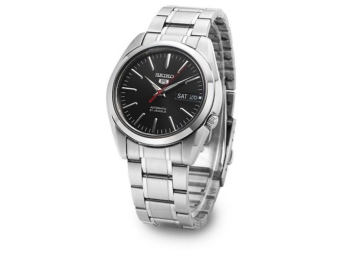 Orologio automatico uomo Seiko in metallo argento - vista 3