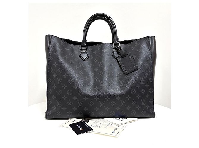Louis Vuitton Eclipse Monogram Grand Sac Tote Bag - vue 3