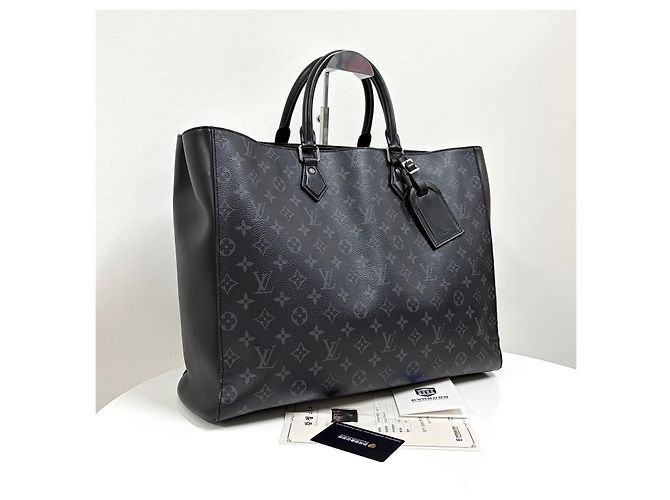 Louis Vuitton Eclipse Monogram Grand Sac Tote Bag - vue 7