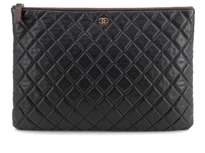 Chanel Clutch Classic Caviar Large - vista 2