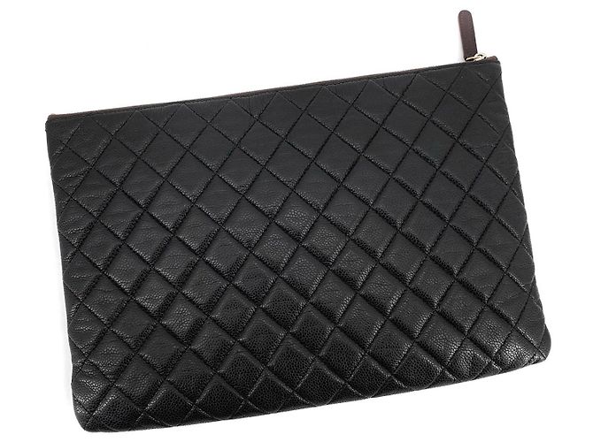 Chanel Clutch Classic Caviar Large - vista 4