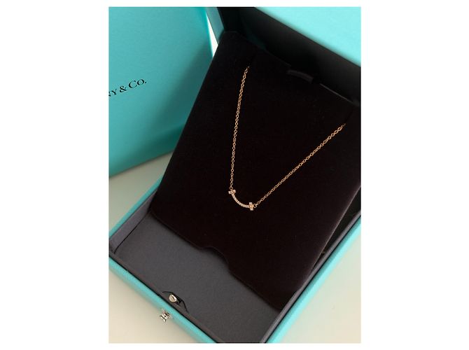 Tiffany & Co Mini pendente in diamanti in oro rosa - vista 2