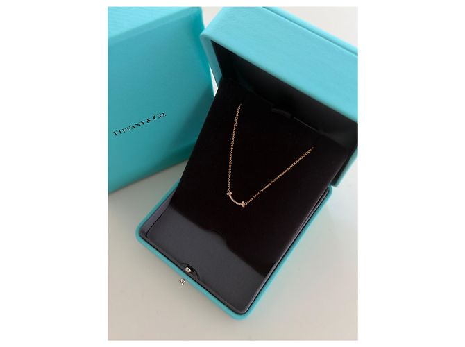 Tiffany & Co Mini pendente in diamanti in oro rosa - vista 3