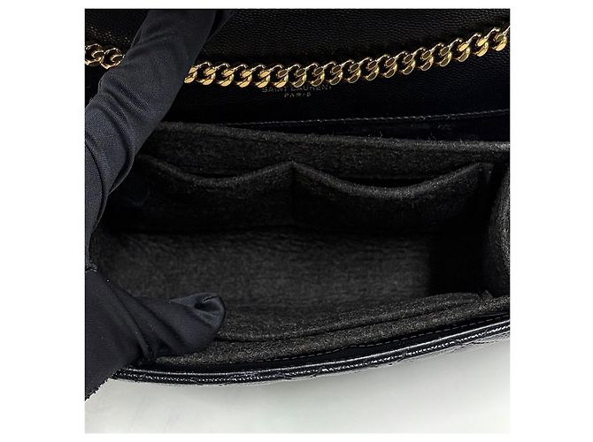 Autre Marque Borsa a tracolla con catena a busta Nera - vista 14