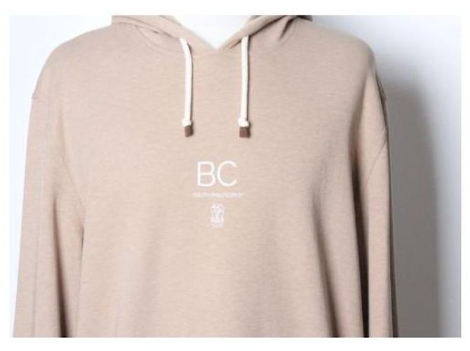 Brunello Cucinelli Baumwoll-T-Shirt mit Kapuze Beige - Ansicht 5