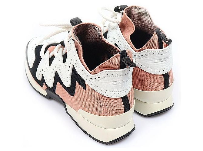 Hermès Sneakers alte Knit Action da donna - vista 4