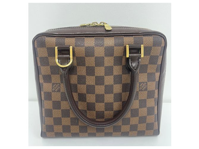 Borsa Louis Vuitton Damier Brera Marrone - vista 3