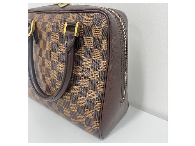 Borsa Louis Vuitton Damier Brera Marrone - vista 4