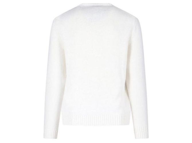 Polo Ralph Lauren Bear Knit Strickpullover Weiß - Ansicht 3