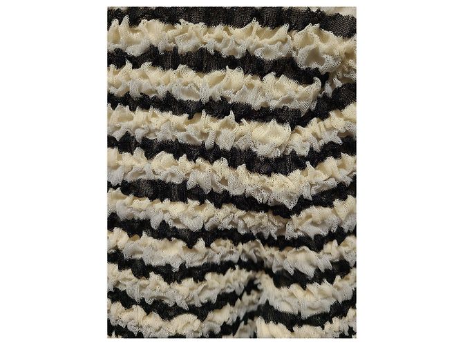 Louis Vuitton Langarmshirt aus Crinkle-Strick mit Streifen - Ansicht 3