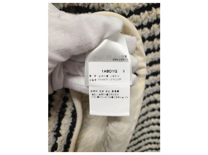 Louis Vuitton Langarmshirt aus Crinkle-Strick mit Streifen - Ansicht 5