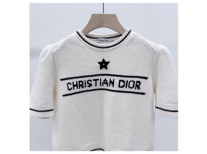 Dior Woll-Kaschmir-Strick für Damen, Ecru/Elfenbein - Ansicht 2
