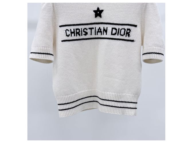 Dior Woll-Kaschmir-Strick für Damen, Ecru/Elfenbein - Ansicht 3