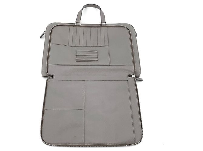 Prada Sac Tote Porte-documents Saffiano avec Logo Triangle - vue 16