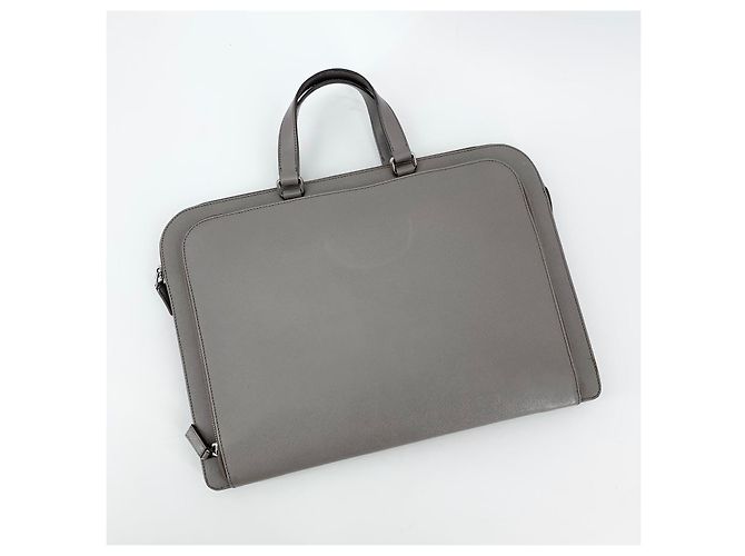 Prada Sac Tote Porte-documents Saffiano avec Logo Triangle - vue 3