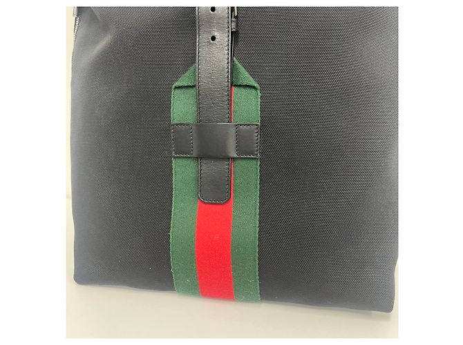 Gucci Sac à dos ceinture Web Techno Canvas - vue 4