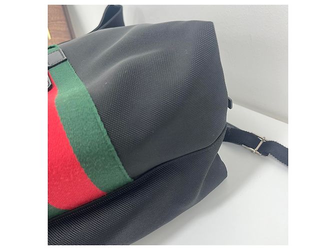 Gucci Sac à dos ceinture Web Techno Canvas - vue 7