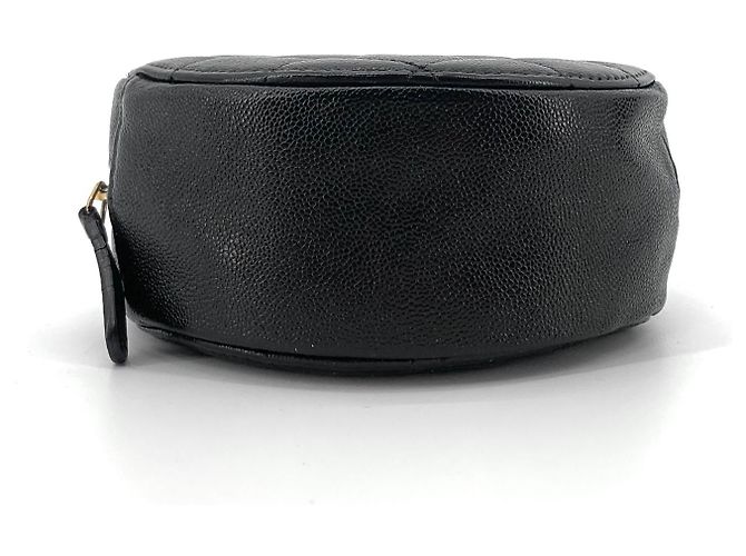 Chanel Borsa Round Tambourine in Caviar - vista 7