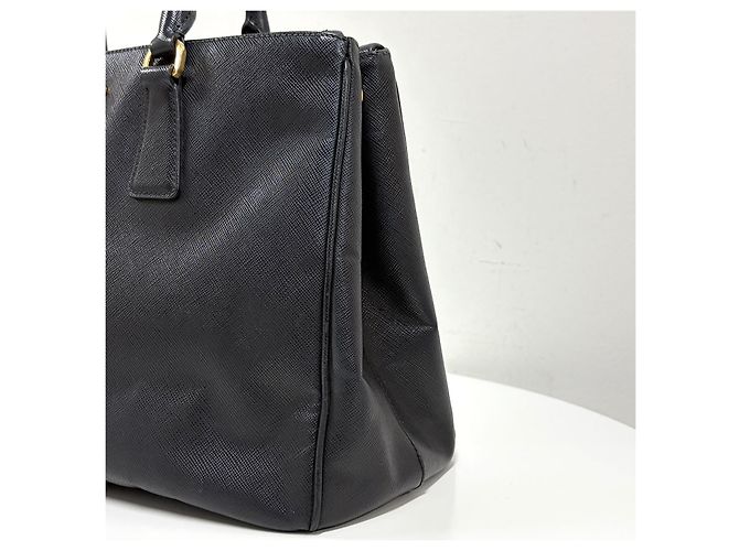 Prada Borsa Tote Saffiano Lux Borsa a Tracolla Nero - vista 11