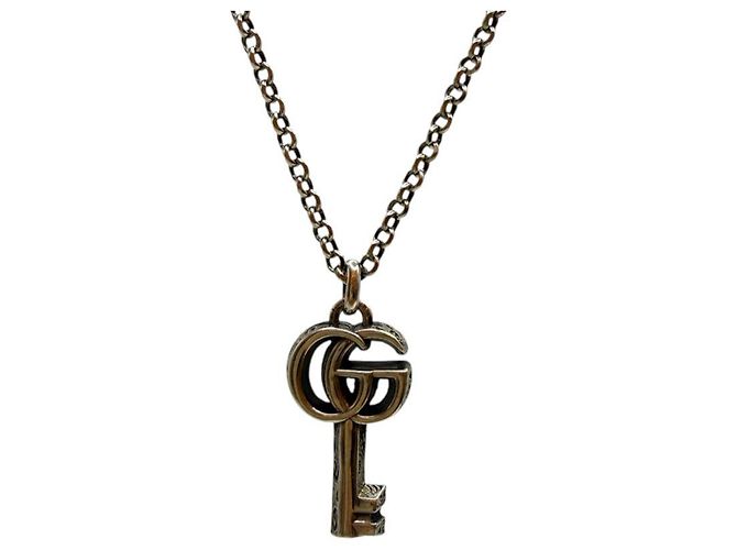 Gucci Collana doppia in argento sterling - vista 2