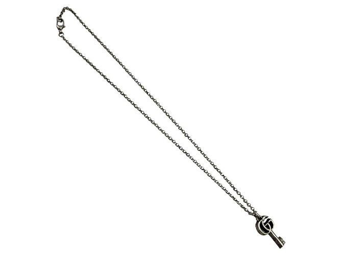 Gucci Collana doppia in argento sterling - vista 4