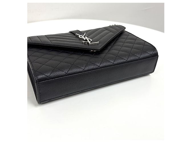 Autre Marque Borsa a Tracolla con Catena a Busta Nera Medium - vista 11