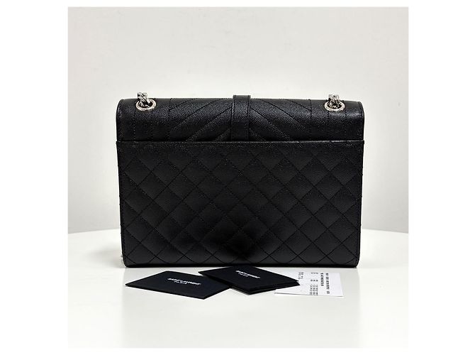 Autre Marque Borsa a Tracolla con Catena a Busta Nera Medium - vista 5
